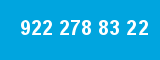 922 278 83 22 922 278 83 22